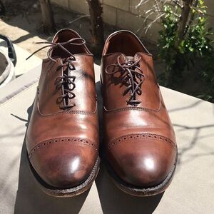 Allen Edmonds Fifth Avenue 12.5/E coffee color great used conditions